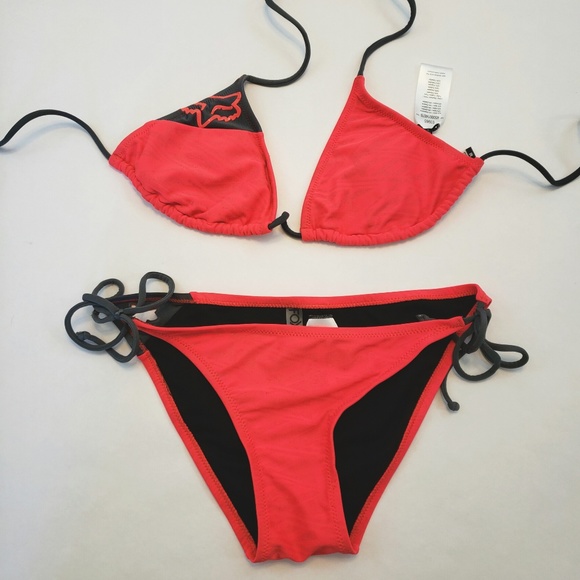 Fox Other - Fox Red & Gray String Bikini
